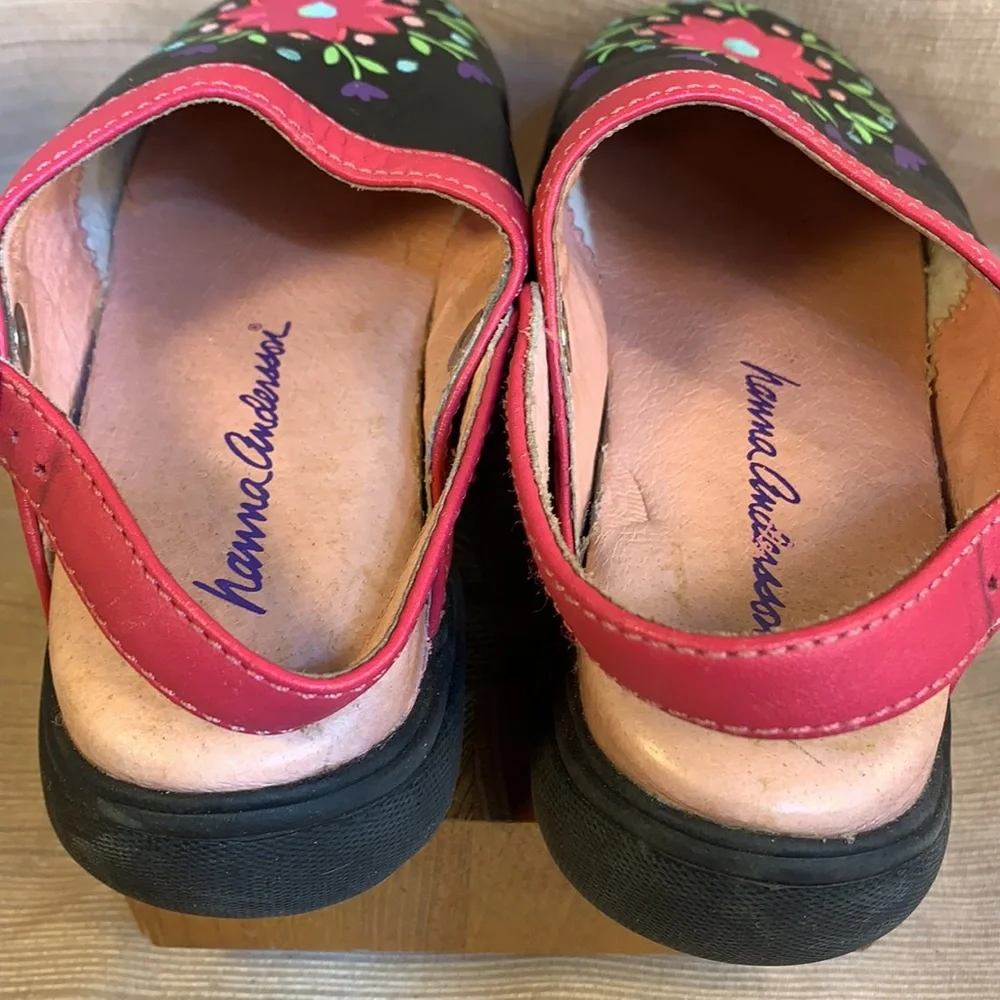 Hanna Andersson flower wear-two-way clogs